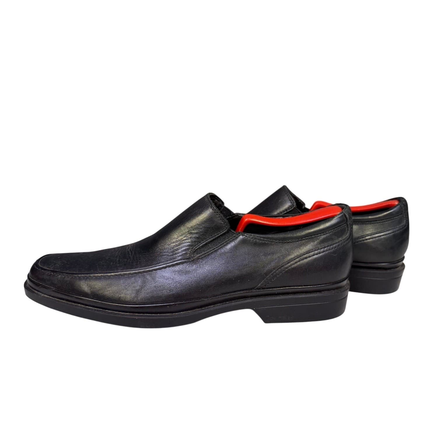Calvin Klein Men's Classic 'Babe' 34F0002 Black Slip-on Loafers Size 9.5 M - Thumbnail 4