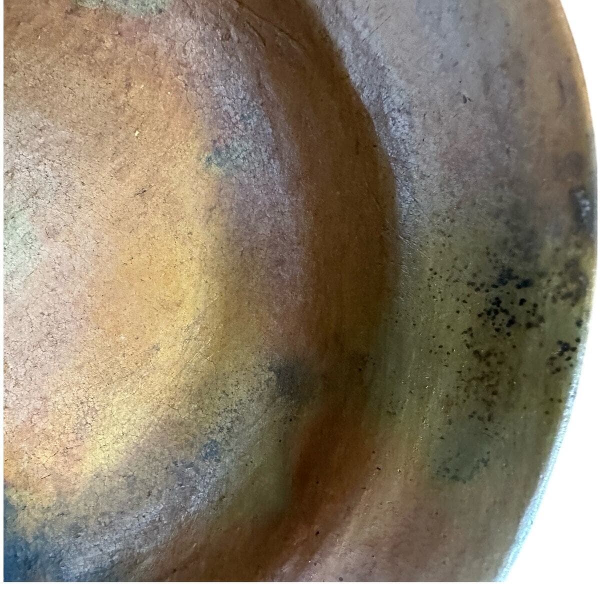 Art Pottery Belize 2007 Artist Signed Raised Relief Turtle Shallow Bowl/Plate 9" - Thumbnail 7