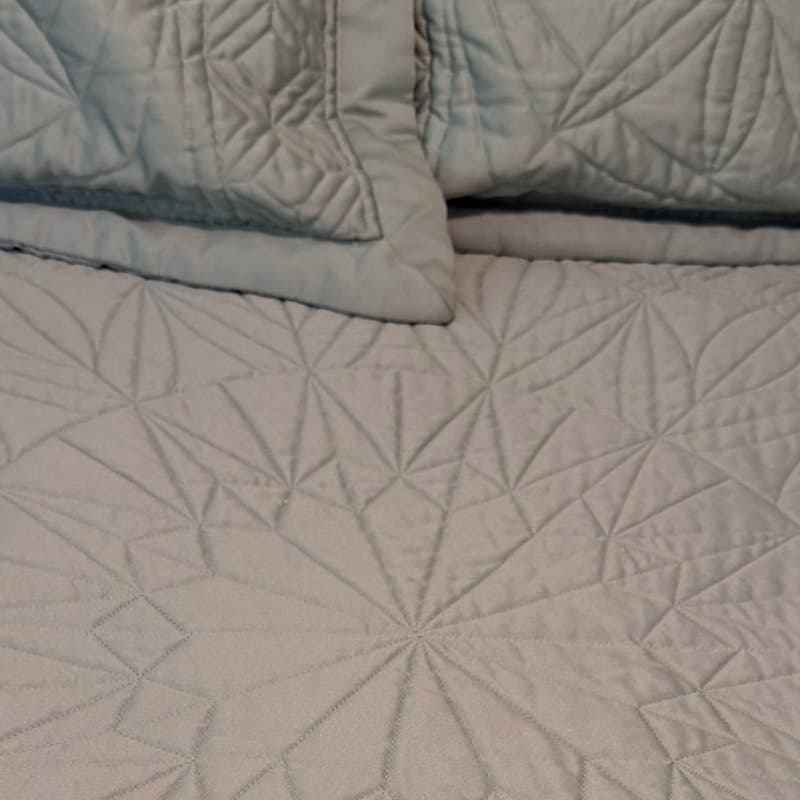 Waterford King Quilted Coverlet Set 6-PC Sage Green Euro King Shams Luxury - Thumbnail 4