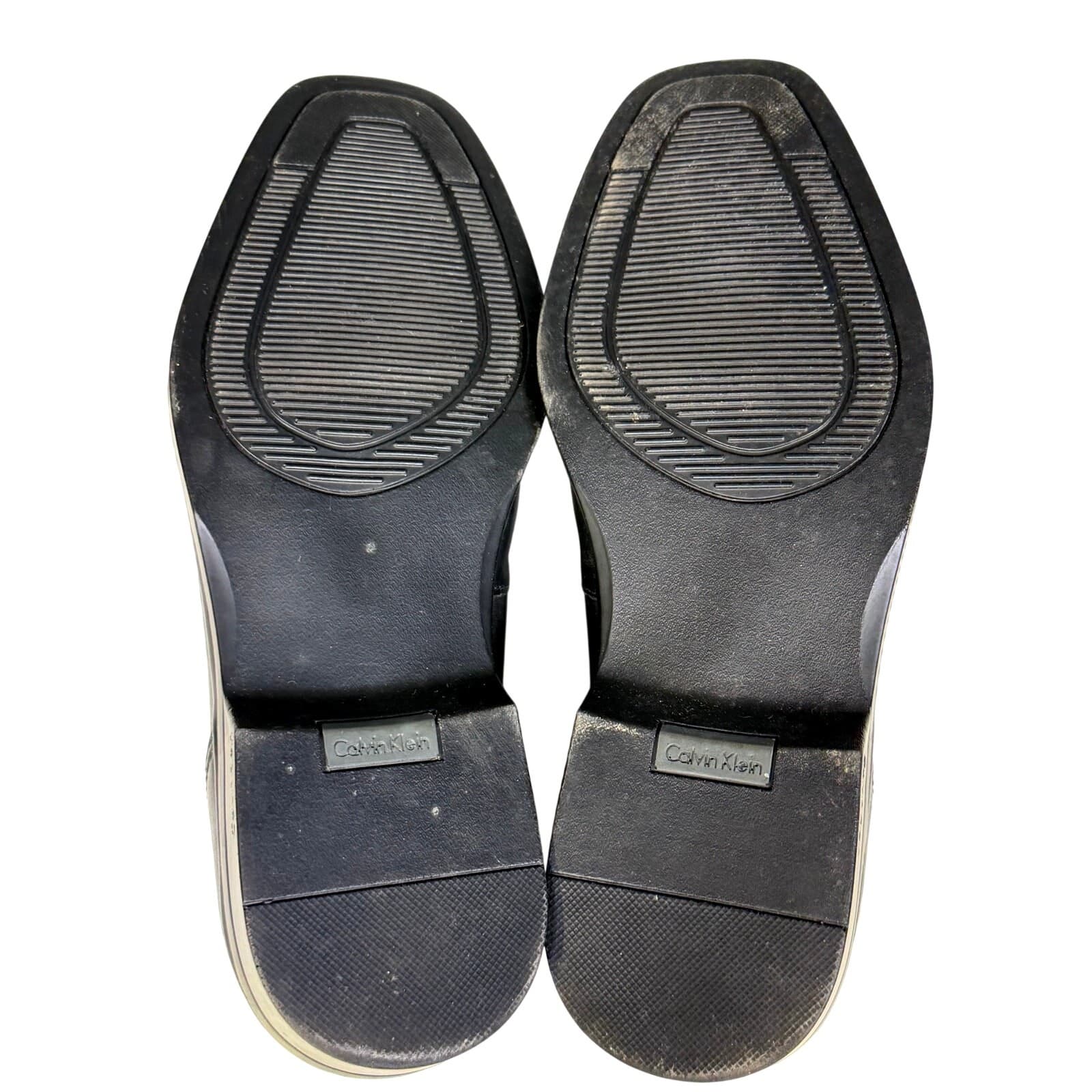 Calvin Klein Men's Classic 'Babe' 34F0002 Black Slip-on Loafers Size 9.5 M - Thumbnail 9