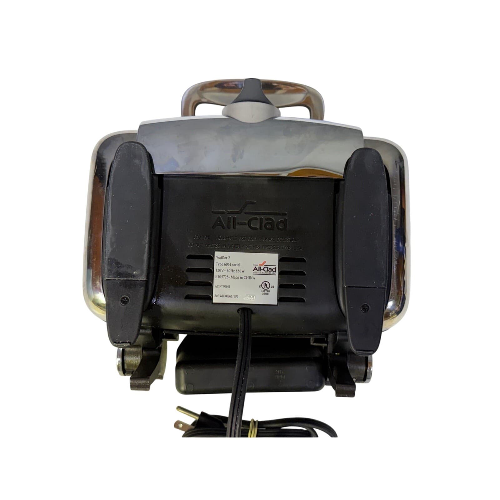 All-Clad Waffler 2 Square Belgian Waffle Maker Model 6061 - Thumbnail 9
