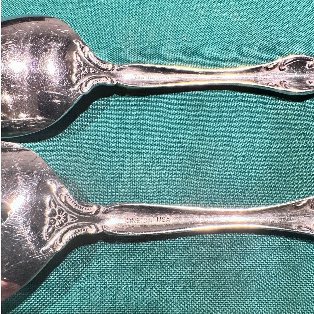 Oneida USA Michelangelo Stainless Solid and Slotted Serving Spoons-Set of 2 - Thumbnail 5