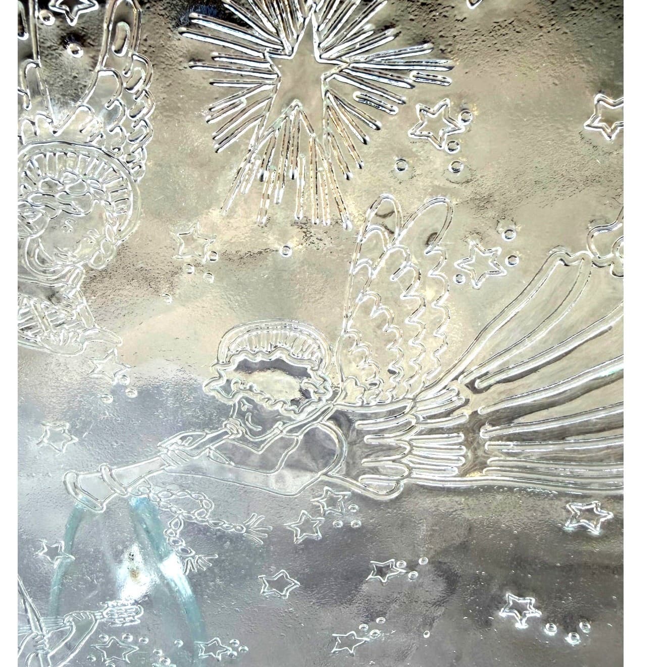 Pilgrim Glass 1999 Neiman Marcus Angels Musical Instruments Annual Cookie Plate - Thumbnail 4