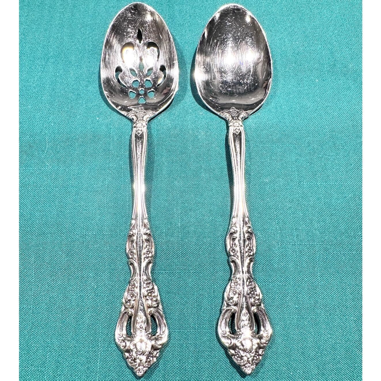 Oneida USA Michelangelo Stainless Solid and Slotted Serving Spoons-Set of 2 - Thumbnail 3