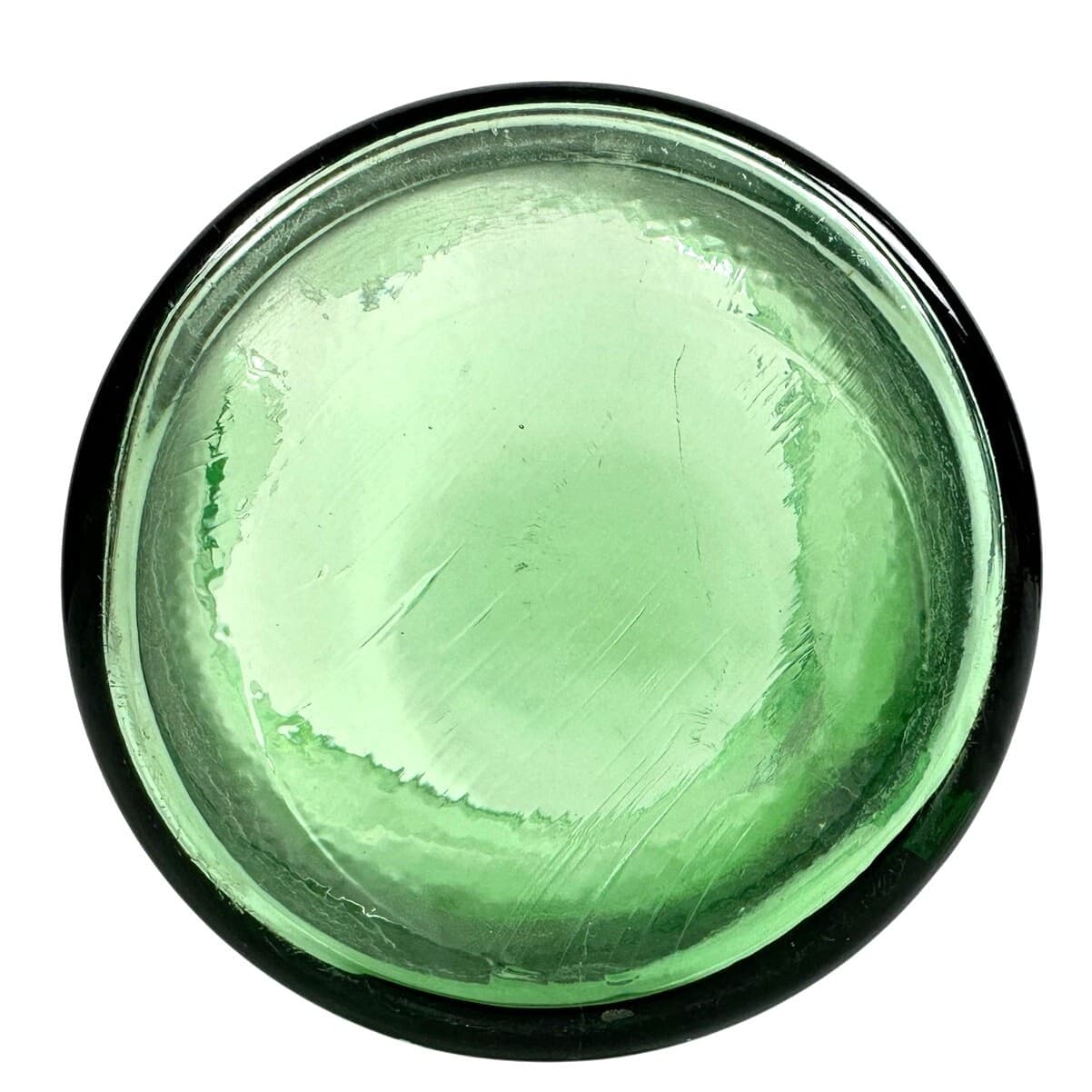 Coke Coca Cola Cowboy Whataburger Clear Green Glass Vintage Promo Pitcher - Thumbnail 9