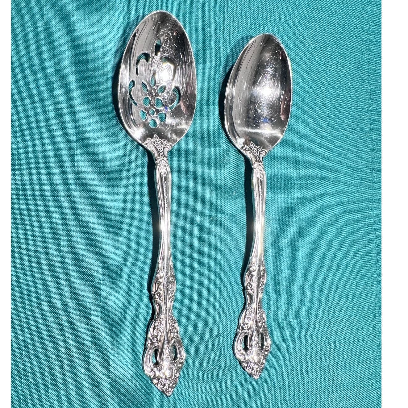 Oneida USA Michelangelo Stainless Solid and Slotted Serving Spoons-Set of 2 - Thumbnail 4