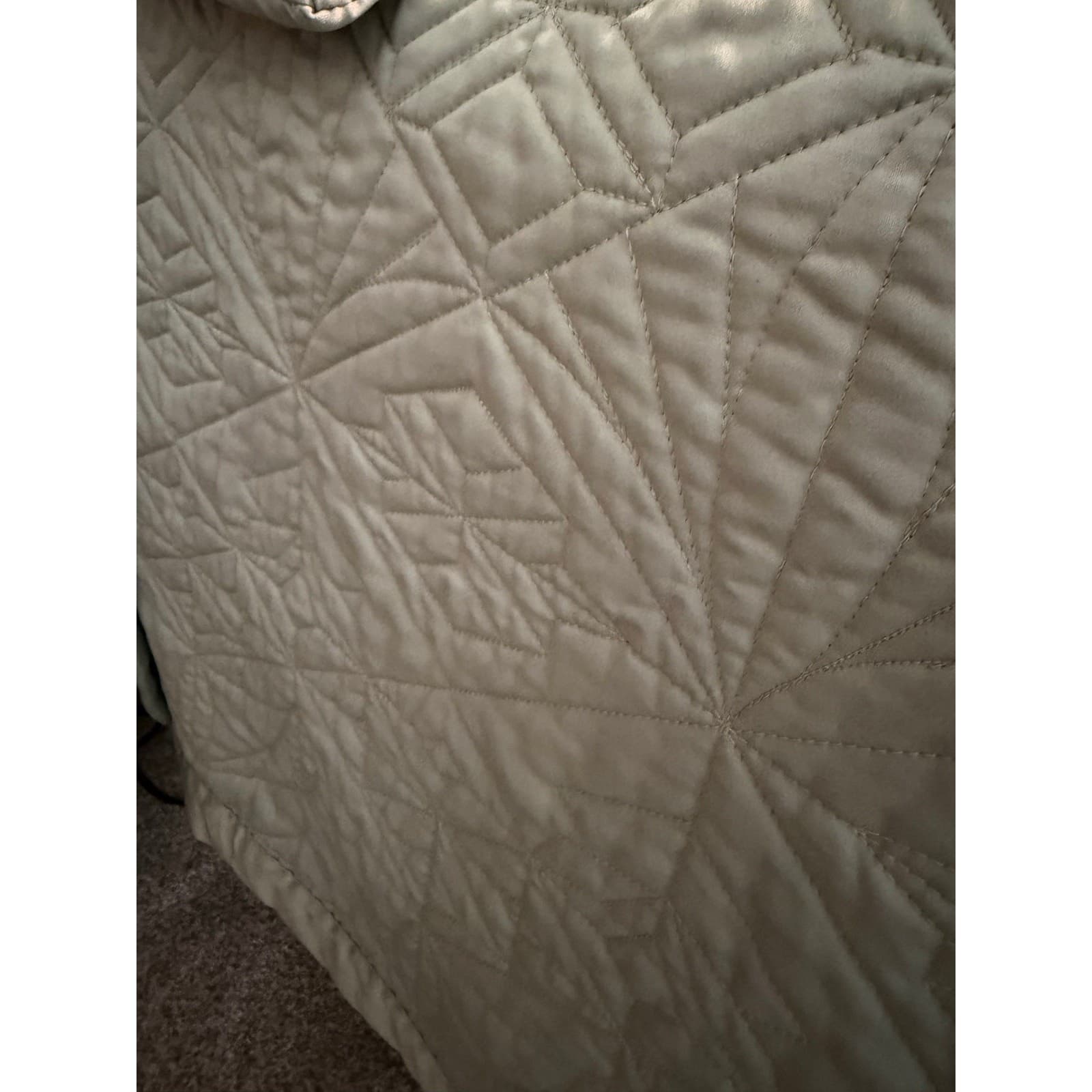 Waterford King Quilted Coverlet Set 6-PC Sage Green Euro King Shams Luxury - Thumbnail 13