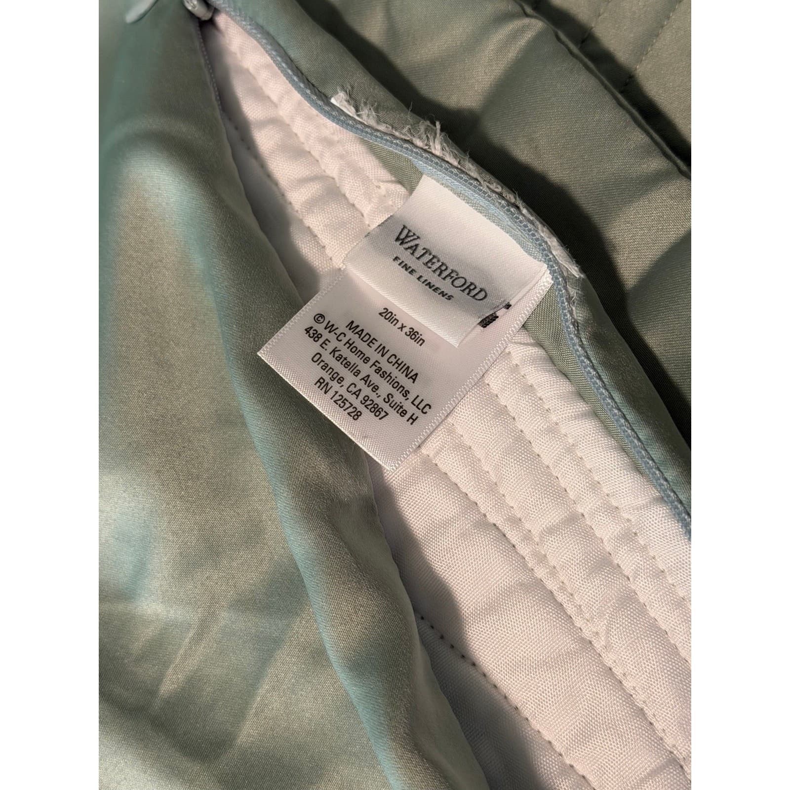 Waterford King Quilted Coverlet Set 6-PC Sage Green Euro King Shams Luxury - Thumbnail 12