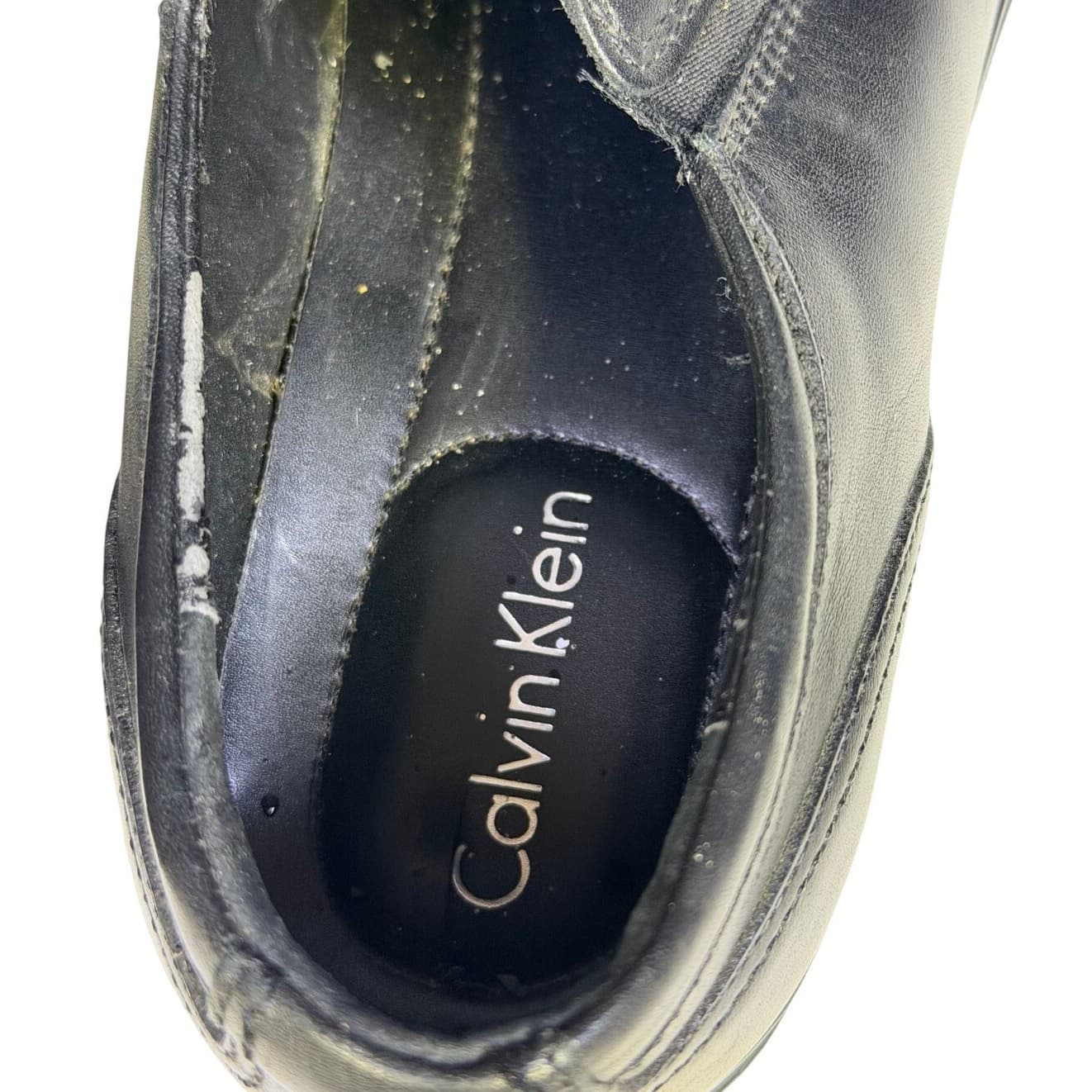 Calvin Klein Men's Classic 'Babe' 34F0002 Black Slip-on Loafers Size 9.5 M - Thumbnail 6