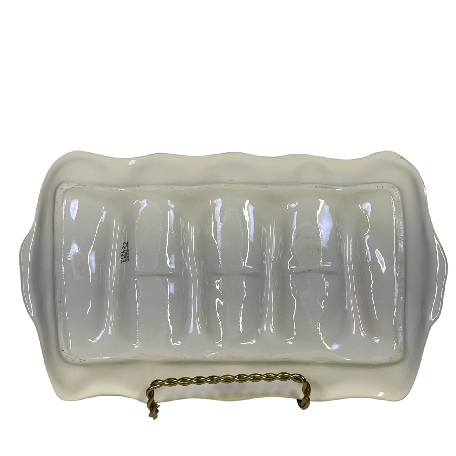 Elpa Alcobaca Portugal Whimsical Vintage Corn on the Cob Serving Platter - Thumbnail 2