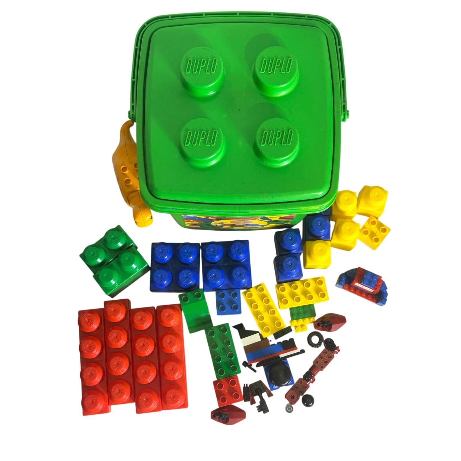 LEGO Large Block Containers #3036 #1744 #4103 Empty Bucket-Excellent-Lot of 3 - Thumbnail 5