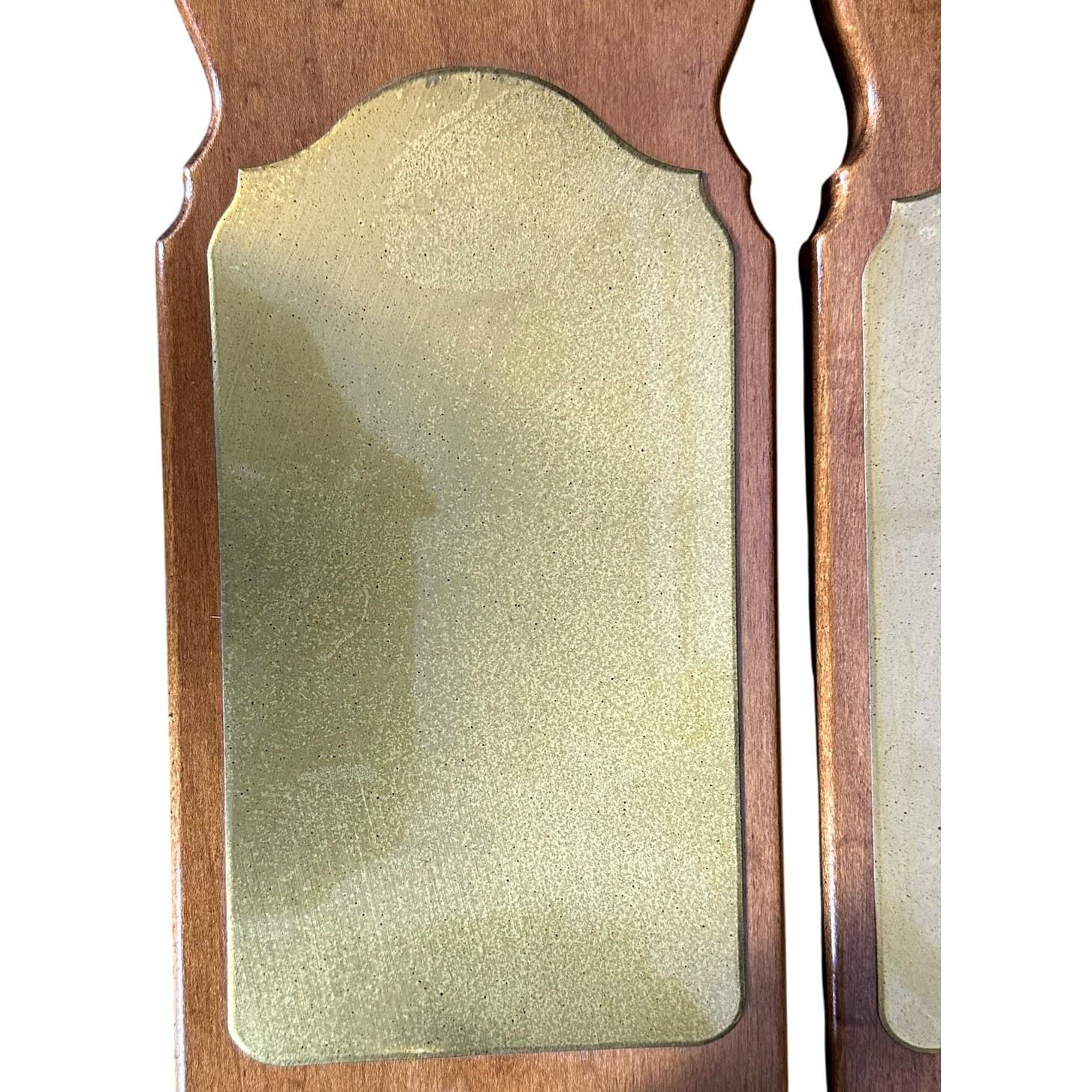 Tell City 1975 Wood and Brass #3291 Wall Candle Sconces-Excellent-Set of 2 - Thumbnail 3