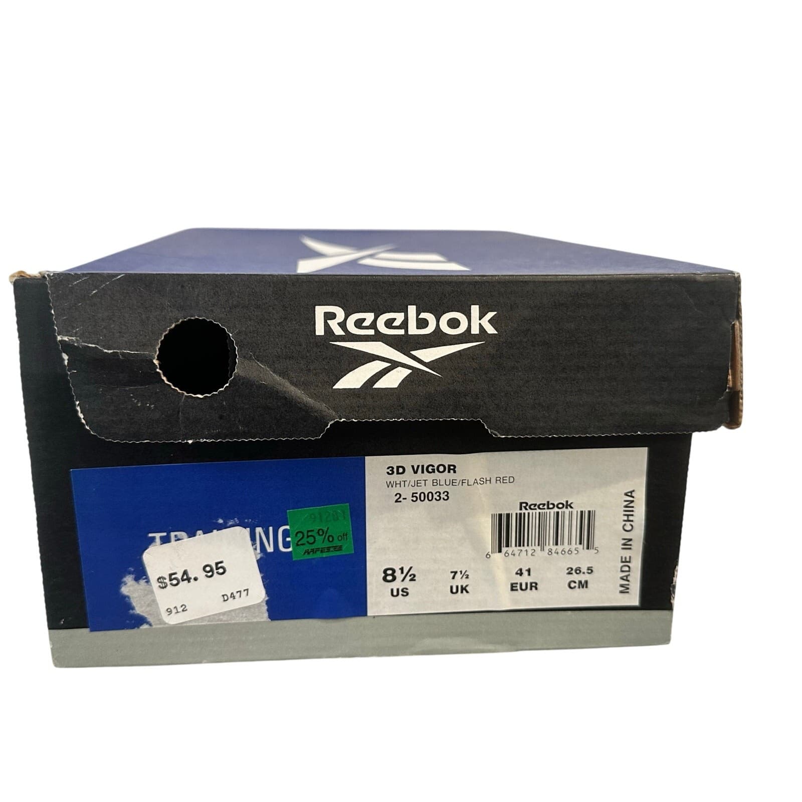 Reebok 3D Vigor Ultralite Women's Size 8.5 Vintage Leather Training Shoes - Thumbnail 9
