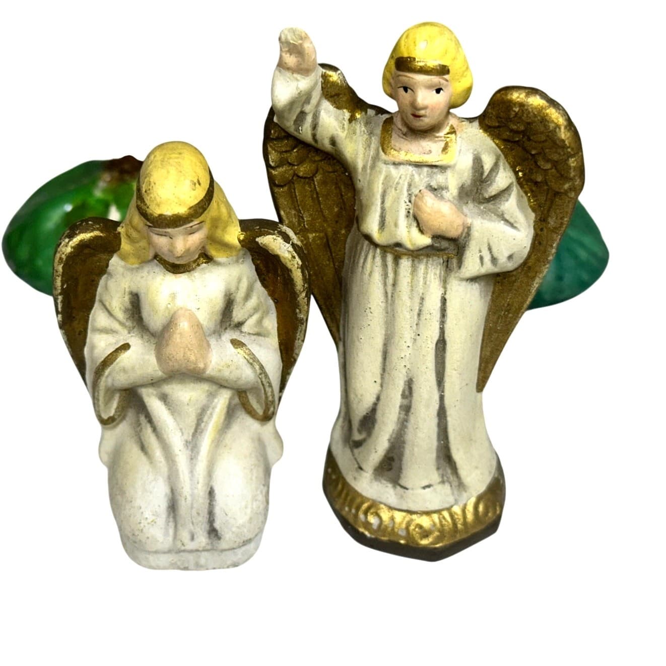 Rare 38-PC Japan Vintage Nativity Collection One-of-a-Kind Paper Mache Plaster - Thumbnail 6