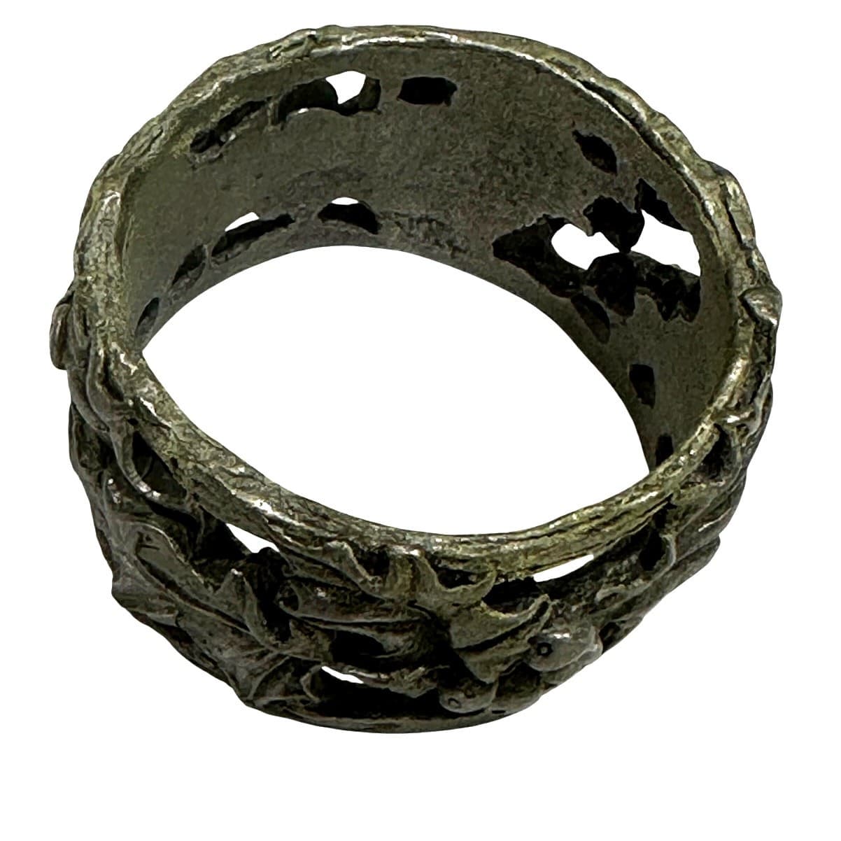 Longaberger American Holly Pewter Napkin Rings 2001 Original Box #75736-Set of 4 - Thumbnail 8