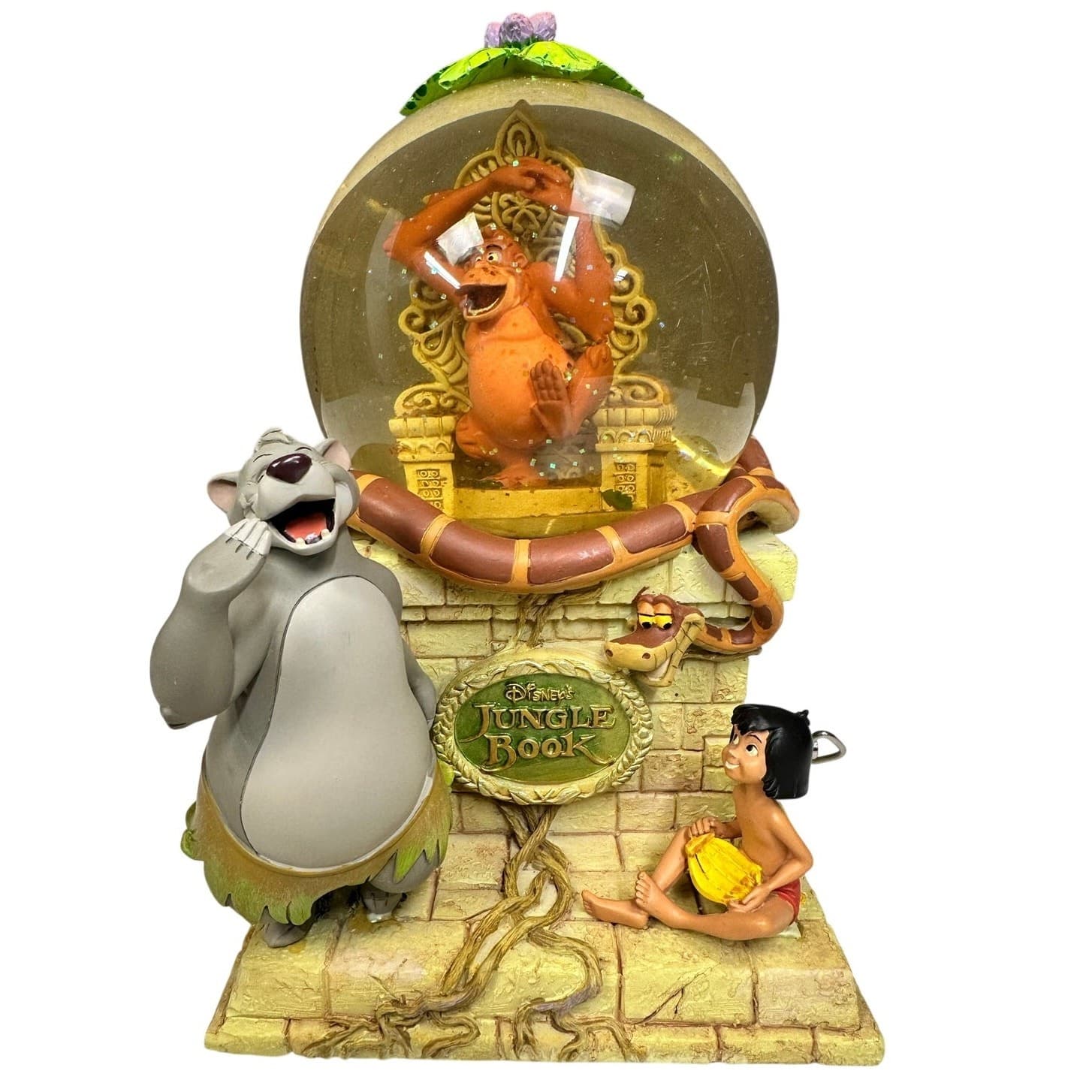The Jungle Book King Louie Authentic Musical 'The Bare Necessities' Snow Globe - Thumbnail 2