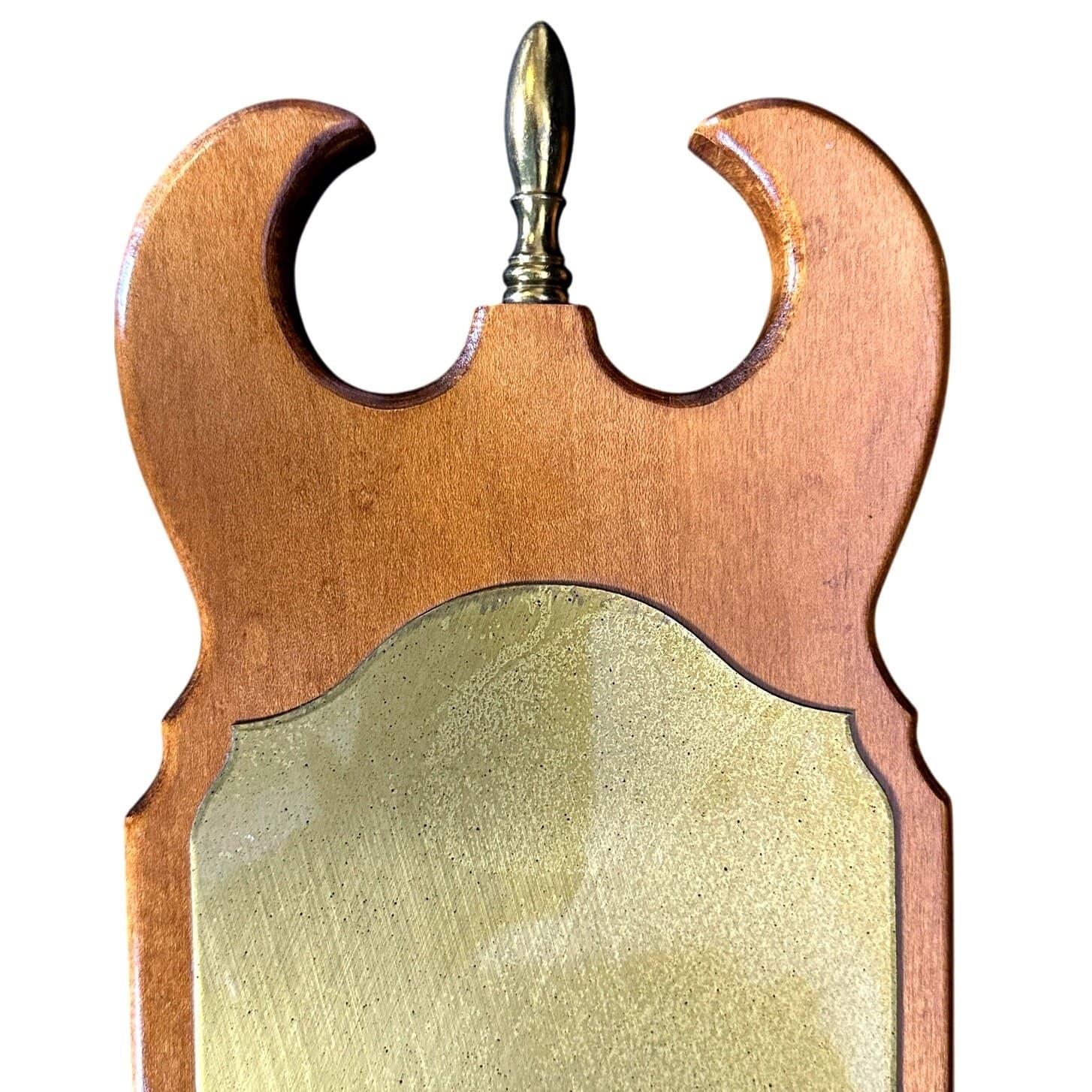 Tell City 1975 Wood and Brass #3291 Wall Candle Sconces-Excellent-Set of 2 - Thumbnail 4
