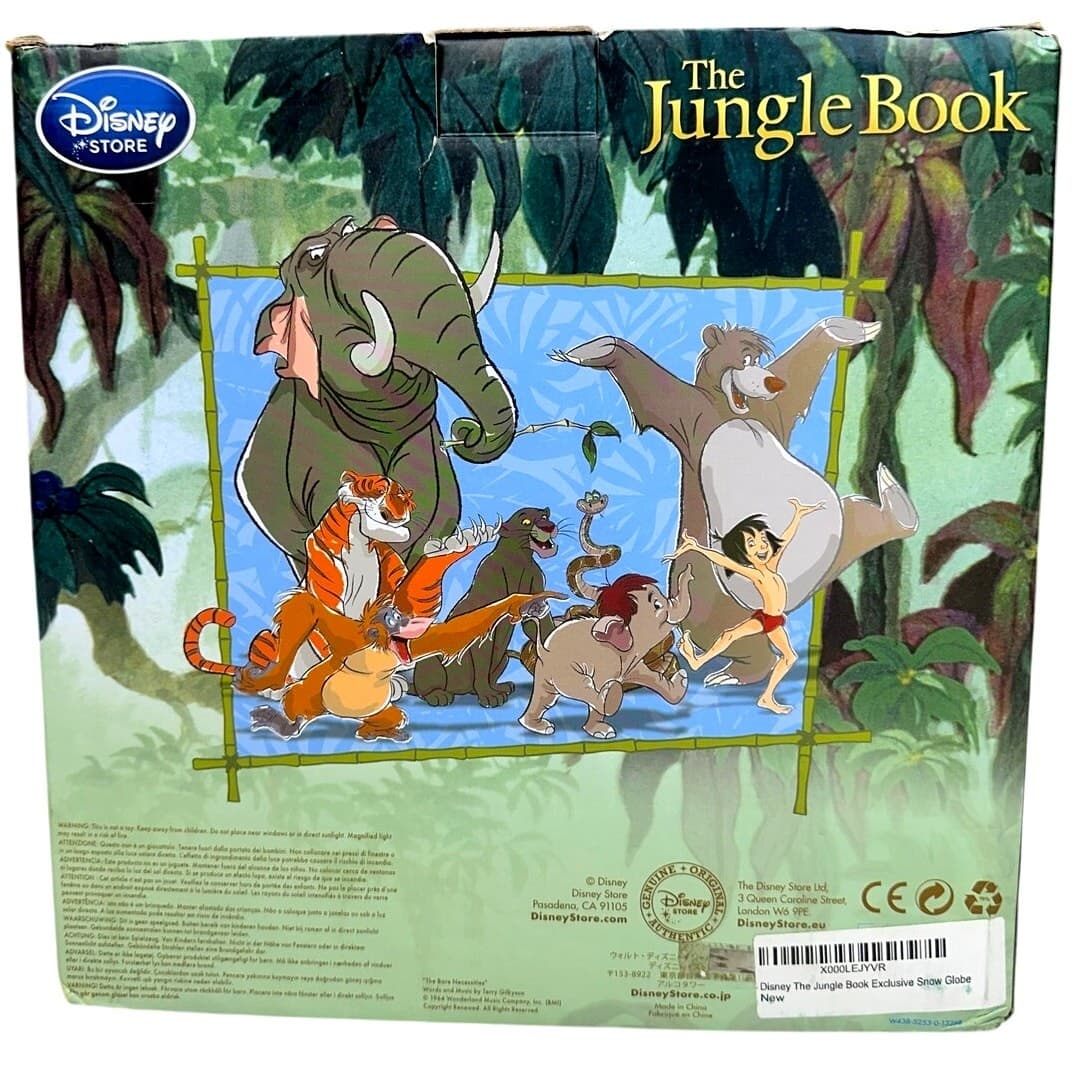 The Jungle Book King Louie Authentic Musical 'The Bare Necessities' Snow Globe - Thumbnail 5