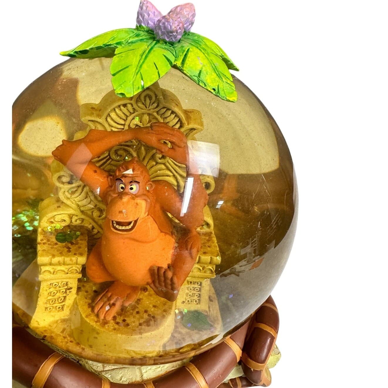 The Jungle Book King Louie Authentic Musical 'The Bare Necessities' Snow Globe - Thumbnail 7