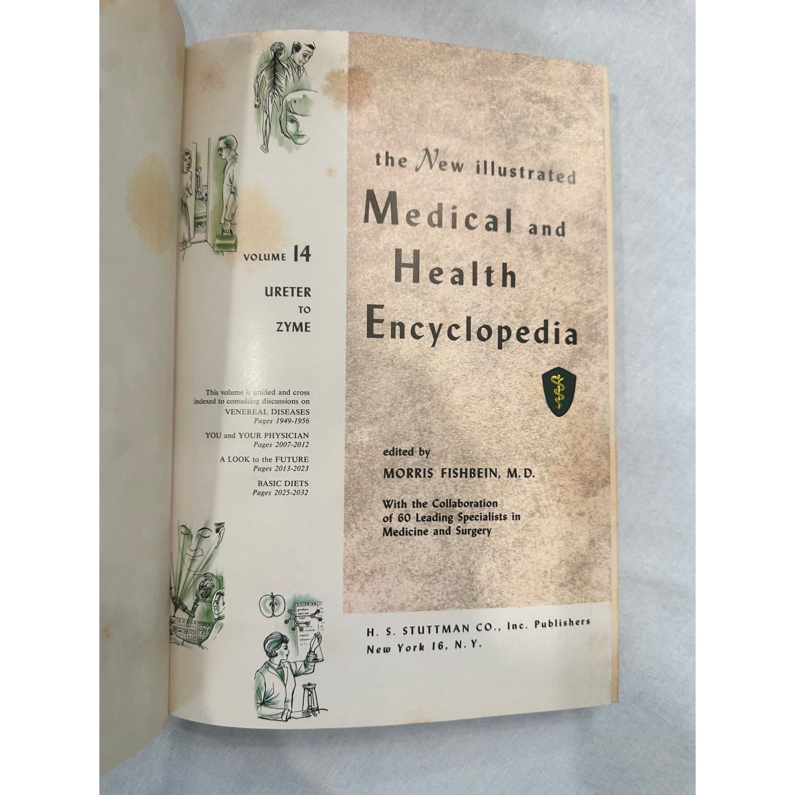 The New Illustrated Medical & Health Encyclopedia 1964 Complete Set Volumes 1-14 - Thumbnail 7