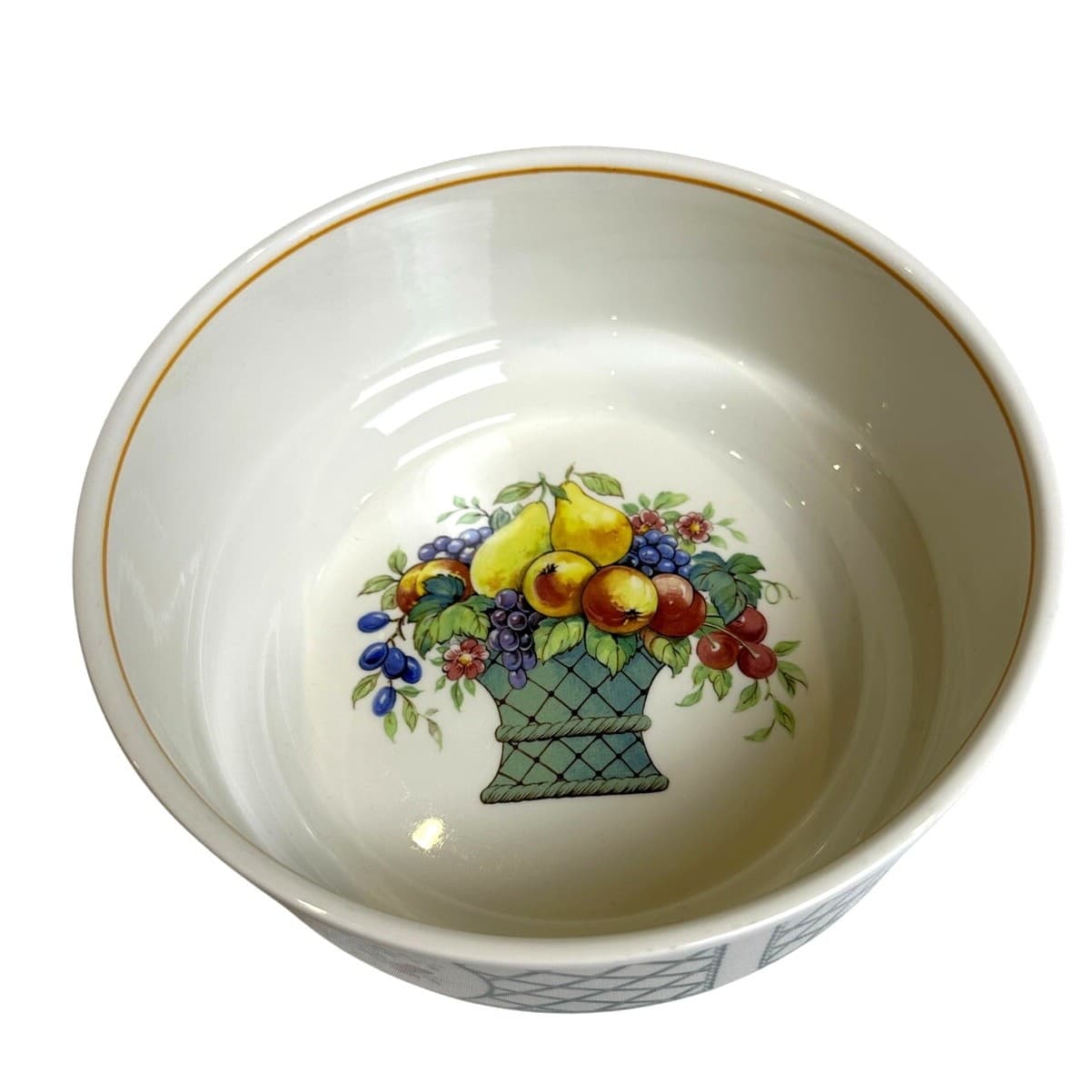 Villeroy & Boch 'Basket' Germany Vitro Porzellan 8.25" Round Serving Bowl - Thumbnail 4