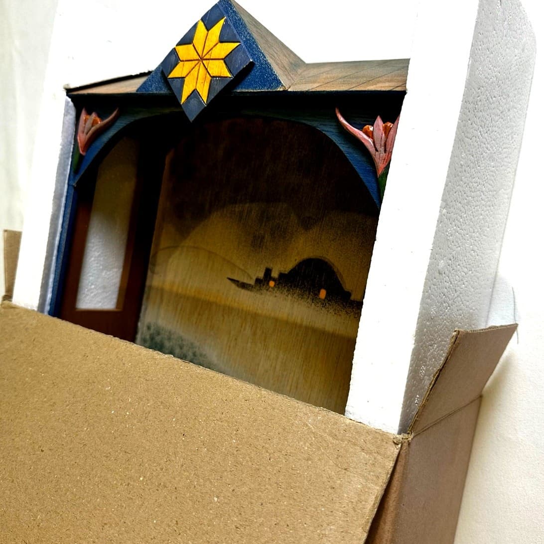 Jim Shore 2003 Heartwood Creek #113258 Nativity Stable Creche - Thumbnail 6
