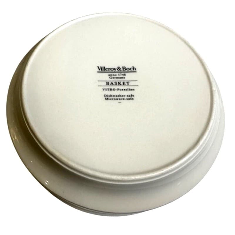 Villeroy & Boch 'Basket' Germany Vitro Porzellan 8.25" Round Serving Bowl - Thumbnail 5