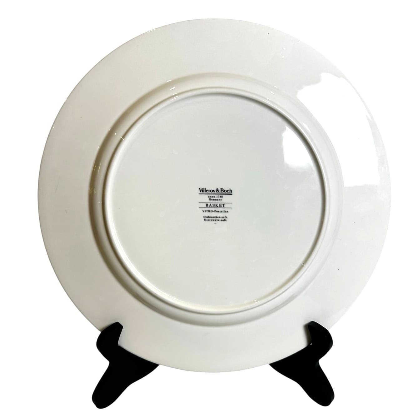 Villeroy & Boch 'Basket' Germany Vitro Porzellan 12.75" Round Chop Plate Platter - Thumbnail 3
