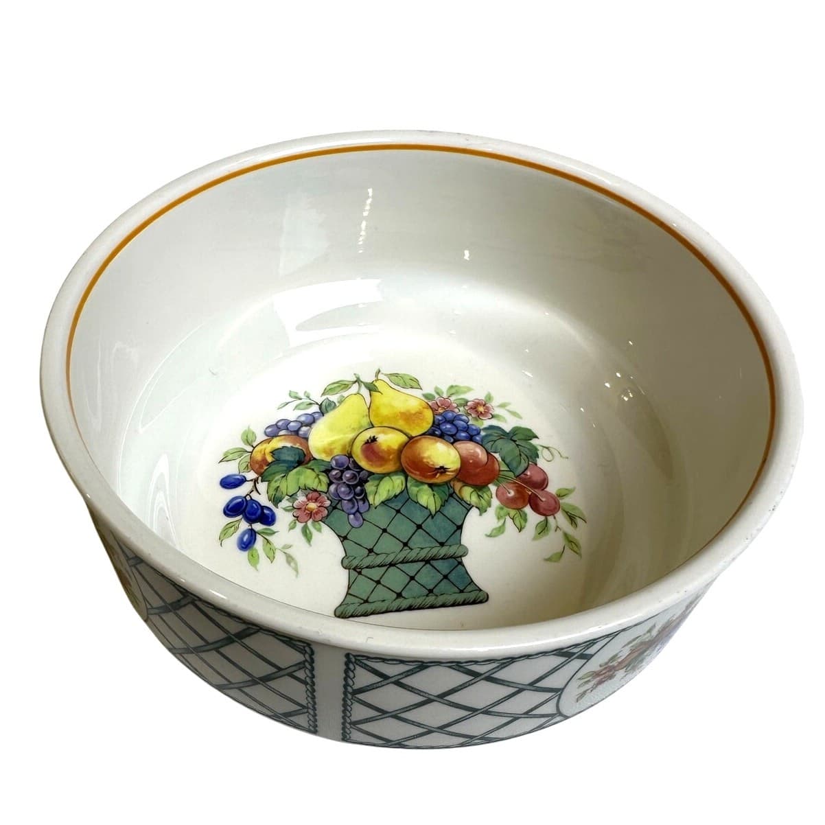 Villeroy & Boch 'Basket' Germany Vitro Porzellan 6.75" Round Serving Bowl - Thumbnail 2