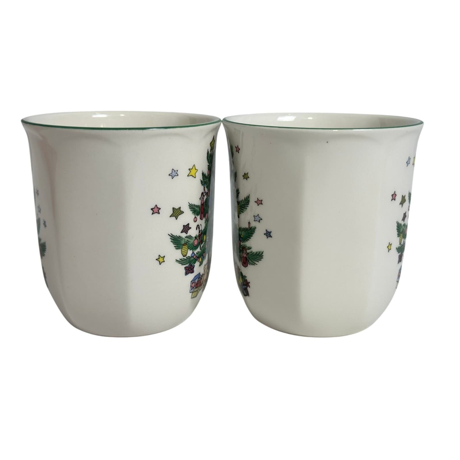 Nikko Japan Christmastime Retired 10 oz Coffee Mugs-Set of Two-Excellent! - Thumbnail 5