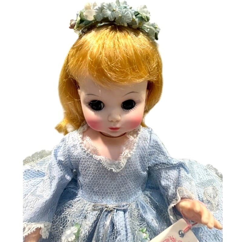 Madame Alexander Cinderella Doll 13" Tagged Original Outfit Sleep Eyes 1966 USA - Thumbnail 3