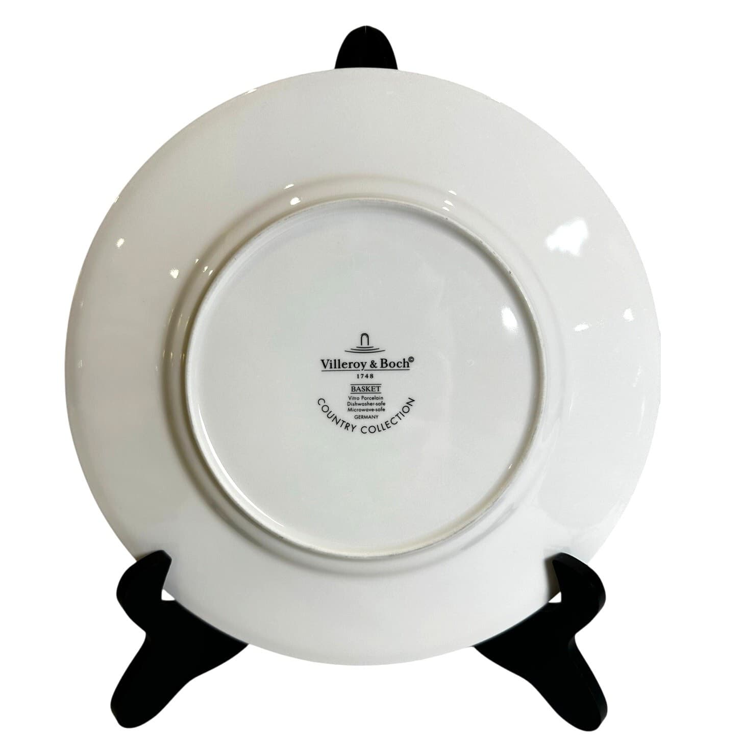 Villeroy & Boch 'Basket' anno 1748 Germany Vitro Porzellan 10.5" DInner Plate - Thumbnail 3