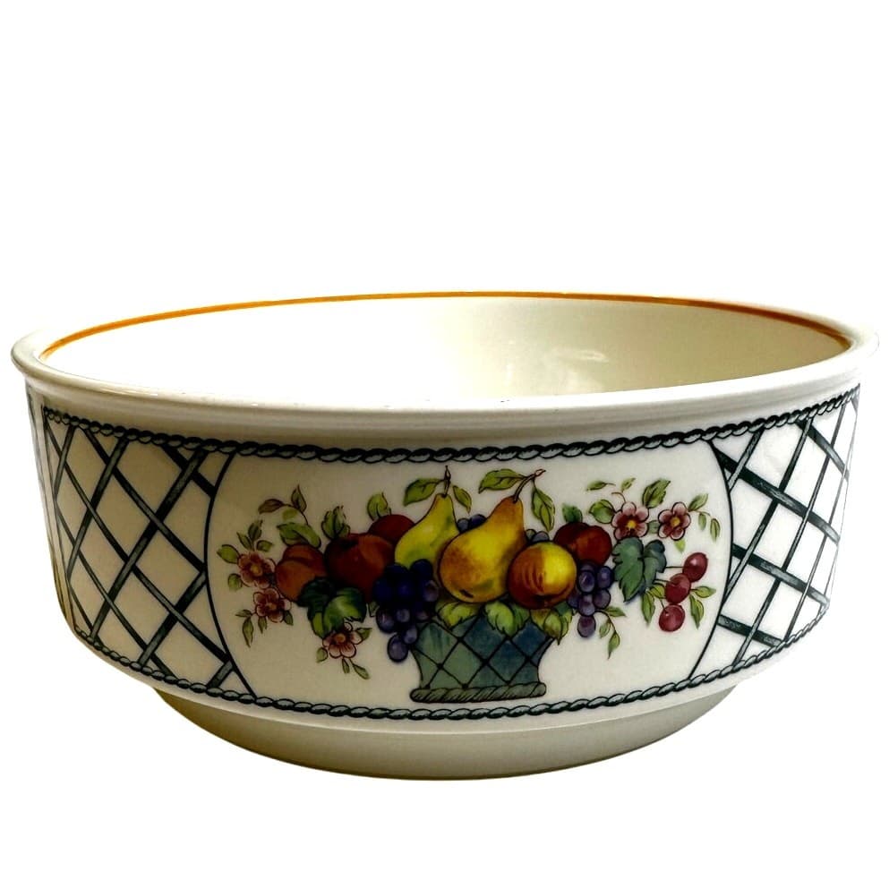 Villeroy & Boch 'Basket' Germany Vitro Porzellan 6.75" Round Serving Bowl - Thumbnail 3