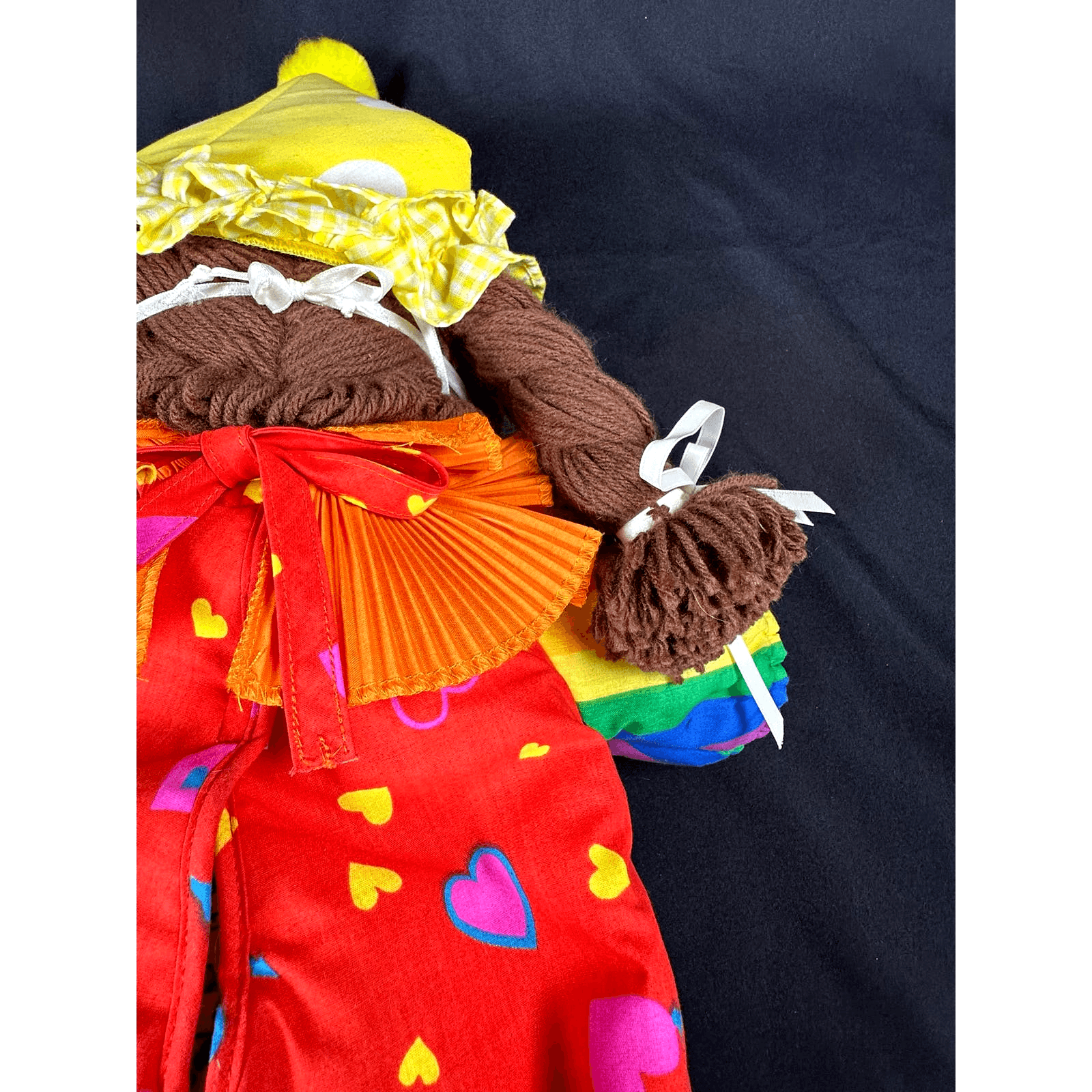 Vintage 1986 Xavier Roberts Cabbage Patch Doll with Clown Costume - Thumbnail 10