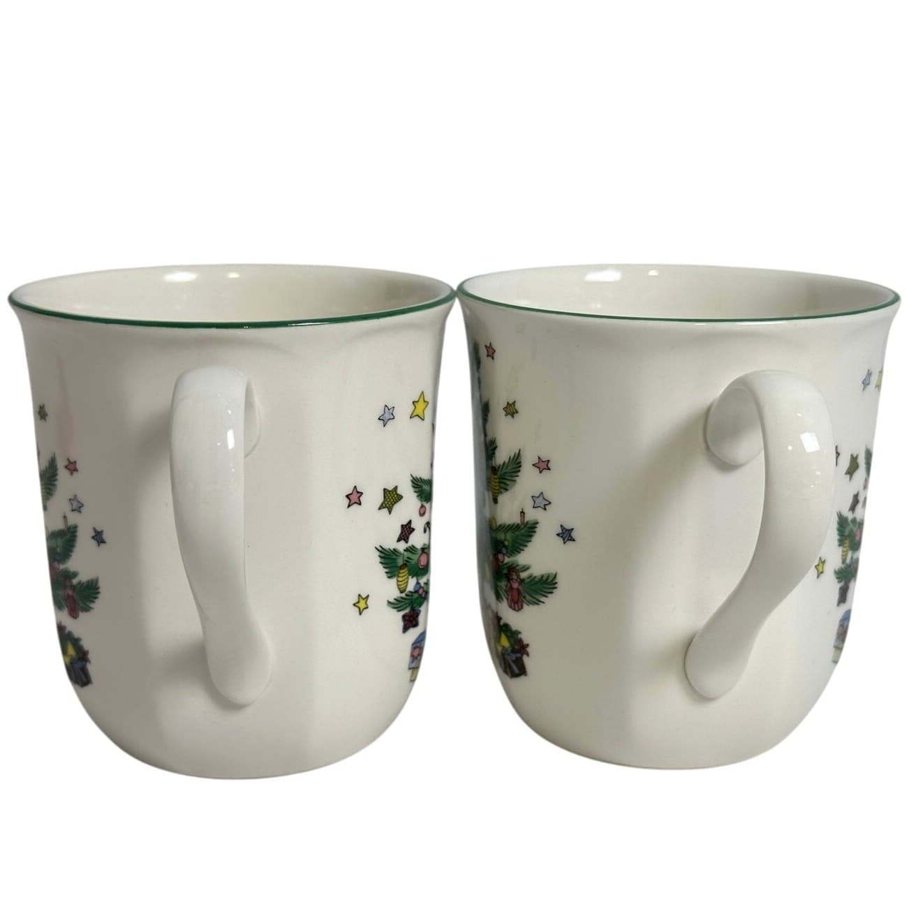 Nikko Japan Christmastime Retired 10 oz Coffee Mugs-Set of Two-Excellent! - Thumbnail 3