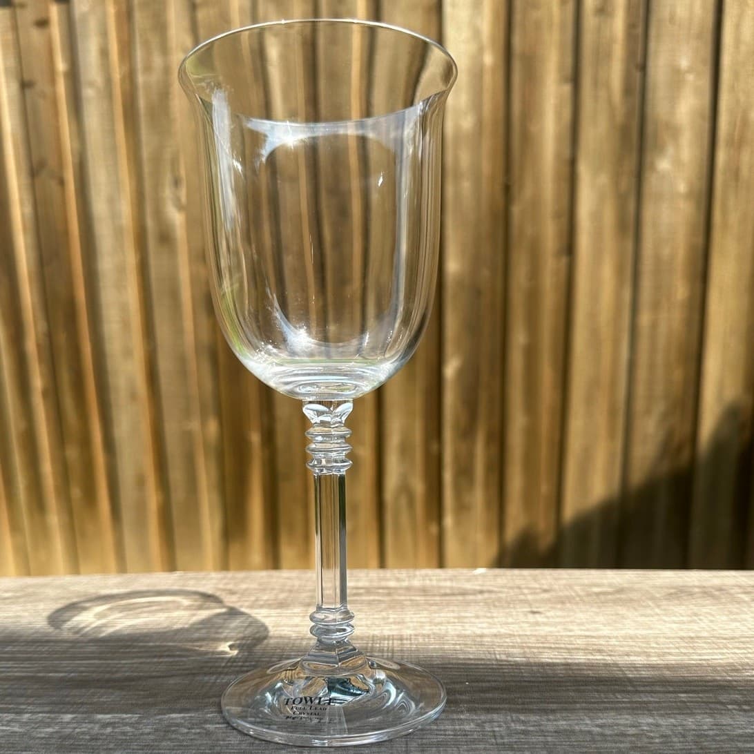 Towle TOC71NO Elegant Austrian Crystal Water Goblet-Excellent - Thumbnail 3