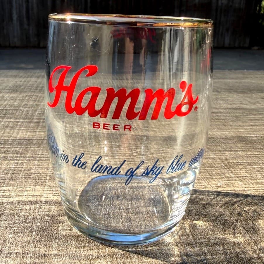 Hamm's Beer Vintage 1960's Collector 3.25" Logo Barrel Glasses-Rare-Set of 6 - Thumbnail 4