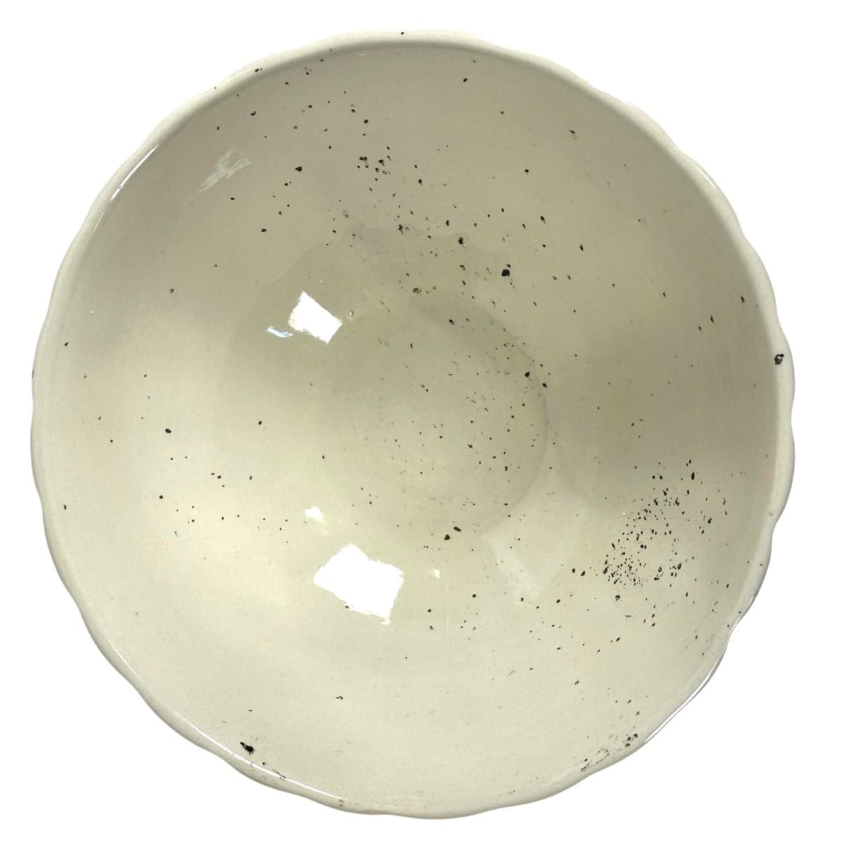Unique Rustic Design Presentation Salad Centerpiece 12" Bowl Metal Covered Base - Thumbnail 4