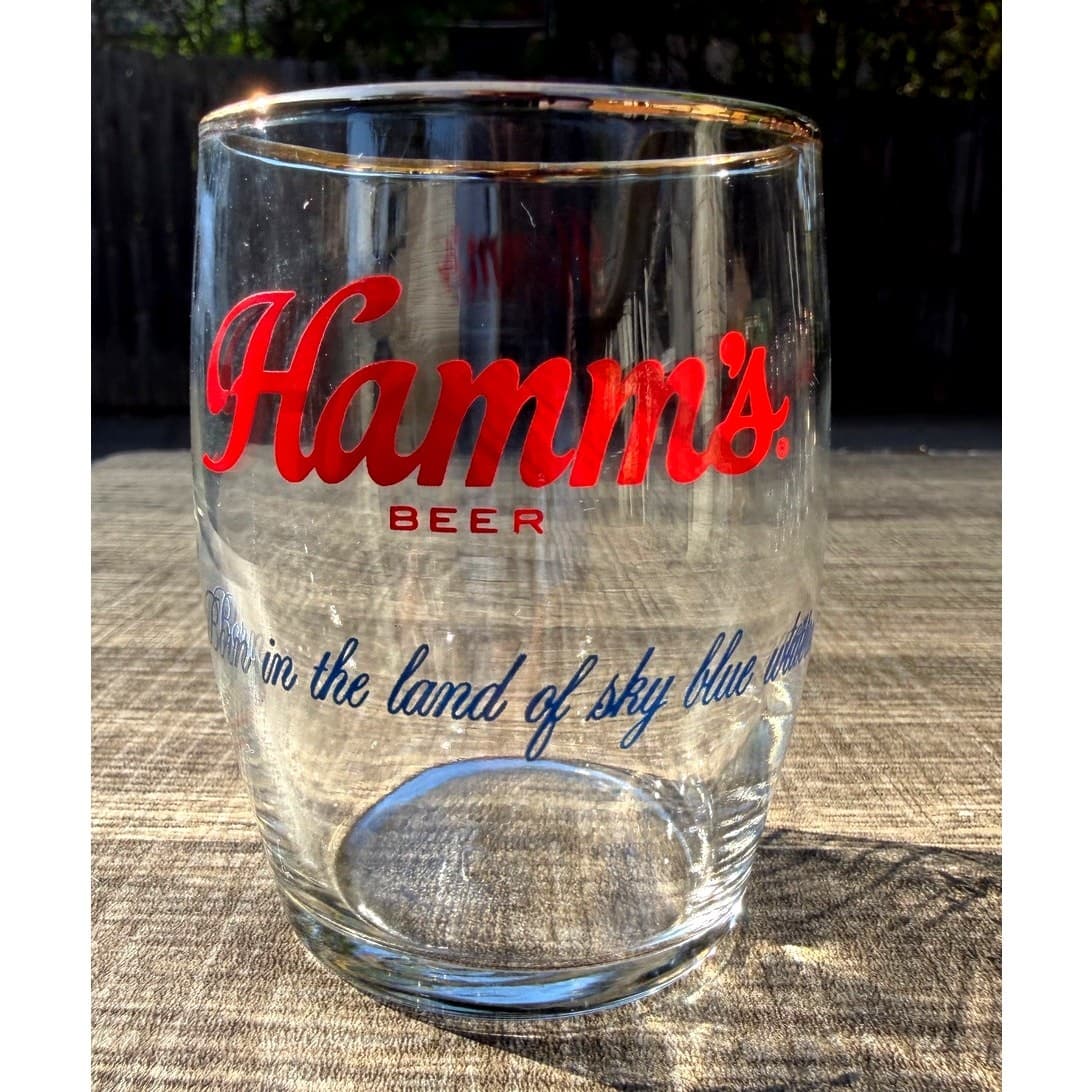 Hamm's Beer Vintage 1960's Collector 3.25" Logo Barrel Glasses-Rare-Set of 6 - Thumbnail 2