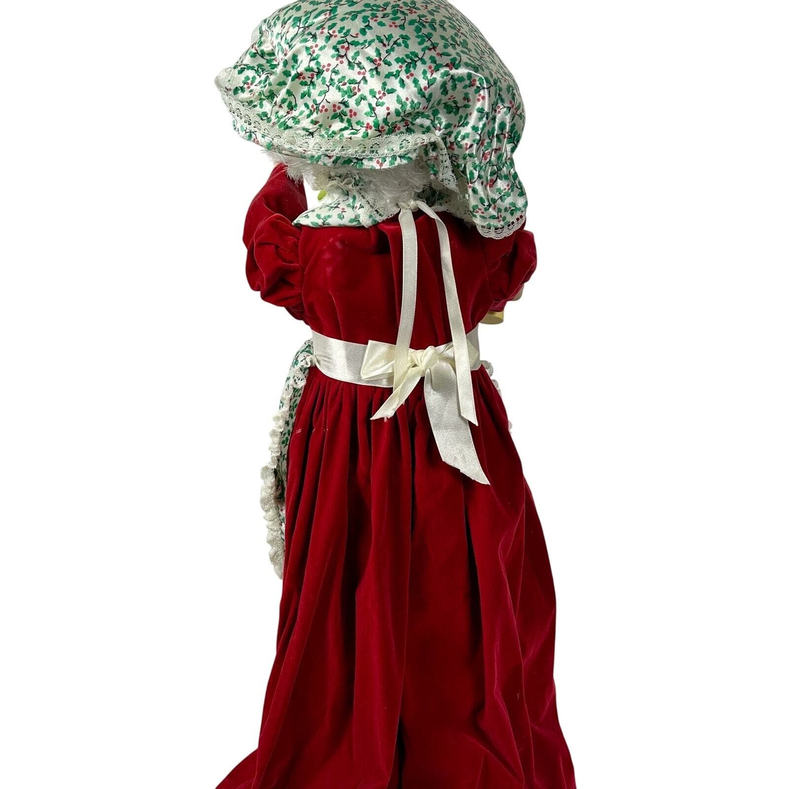 Rennor Lighted and Animated Mrs. Claus-22 Inches Tall-Very Good Condition! - Thumbnail 10