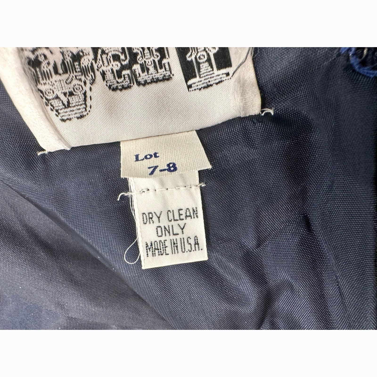 Act I New York Cobalt Blue Velvet Vintage 1980s Cocktail Dress-Size 7/8 Stunning - Thumbnail 9