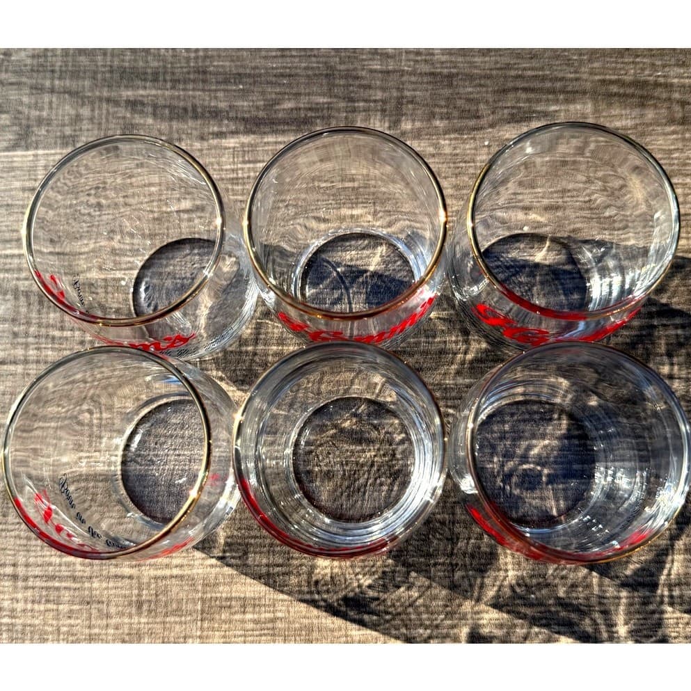 Hamm's Beer Vintage 1960's Collector 3.25" Logo Barrel Glasses-Rare-Set of 6 - Thumbnail 7