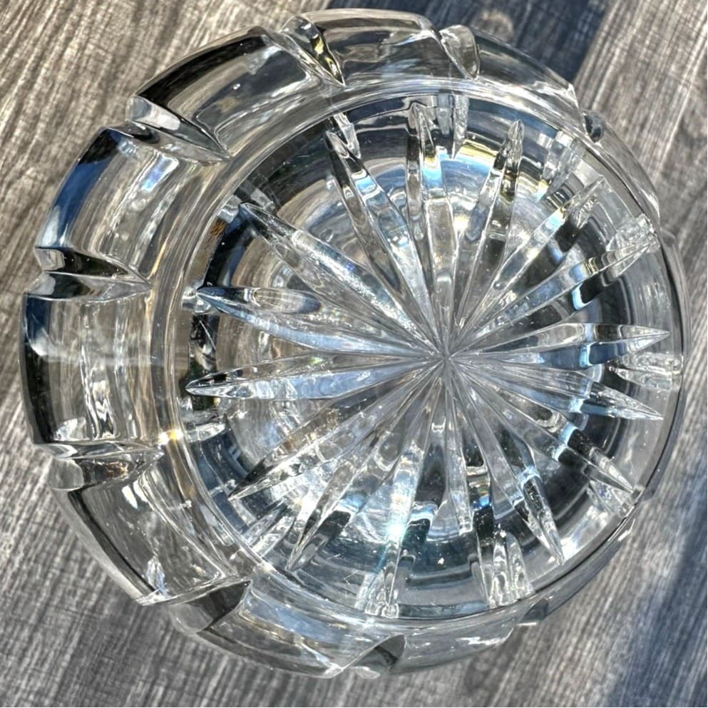 Toscany Hand Blown Poland Heavy 24% Lead Crystal Stunning 8.75" Display Vase - Thumbnail 8