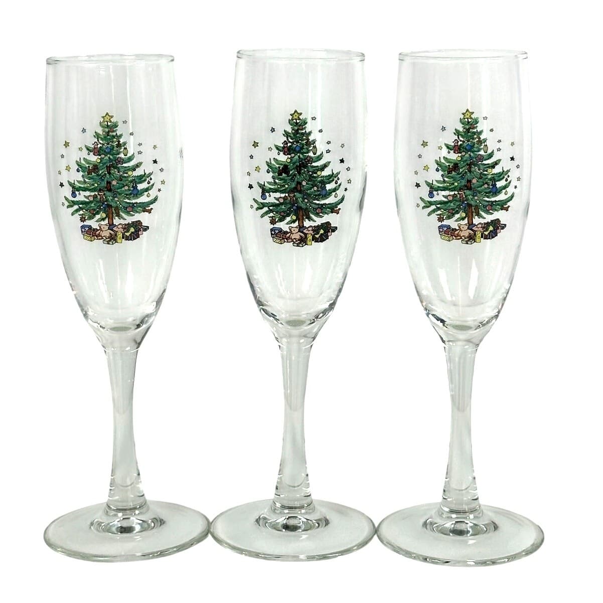 Nikko Happy Holidays Japan Champagne Flutes-Set of 3