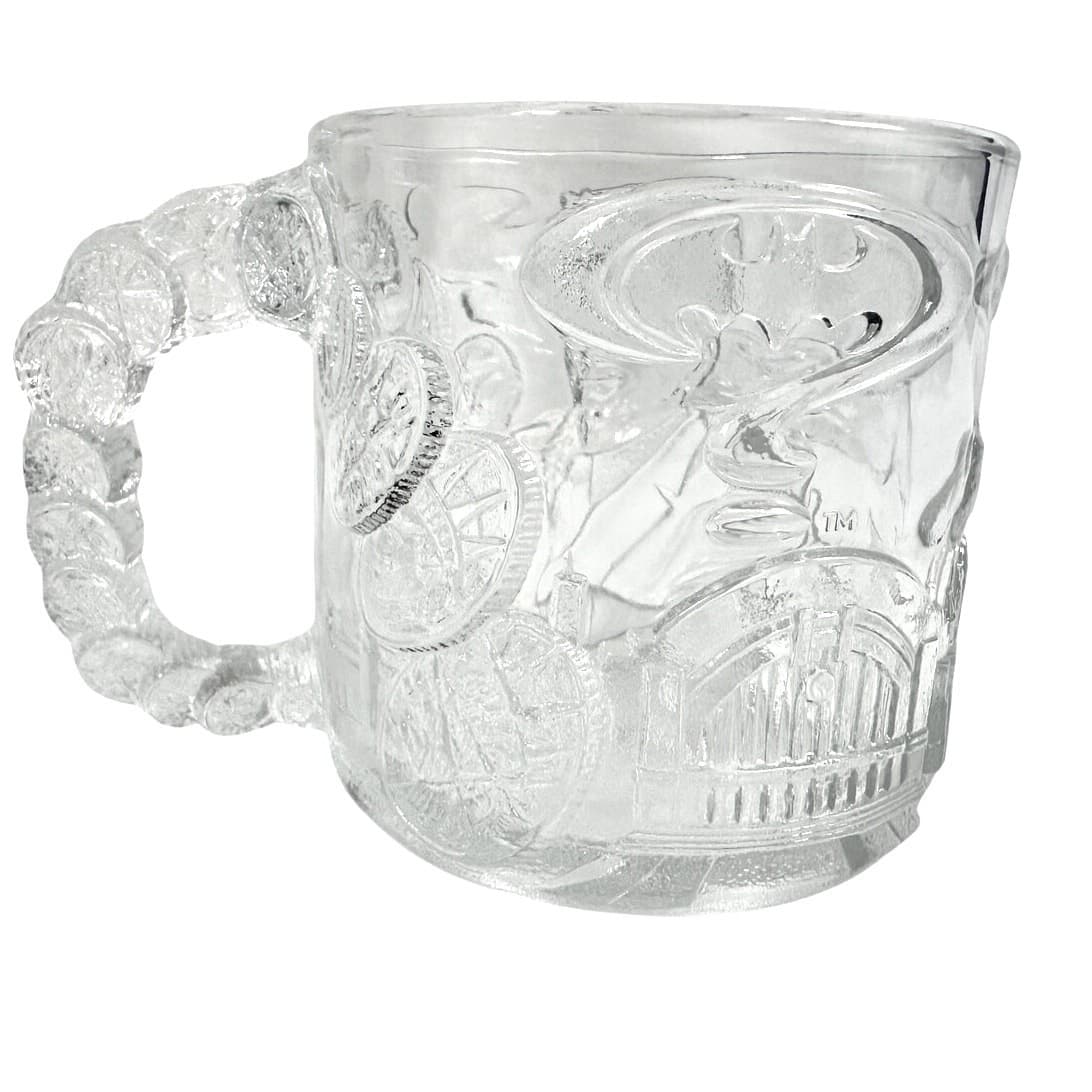 McDonalds 1995 Batman Forever "Two Face" Glass Mug - Thumbnail 3