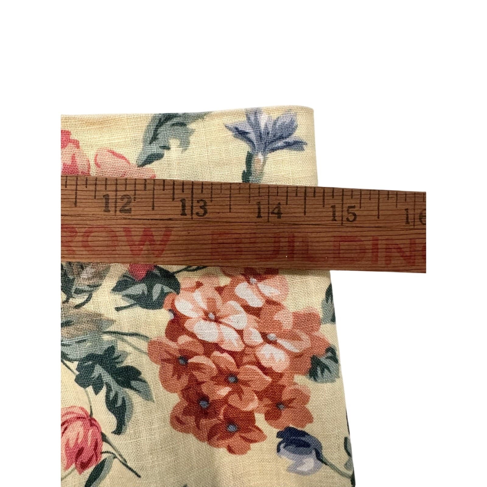 Carroll Reed/Bushwacker USA Vintage Linen Soft Yellow Floral Skirt Blouse Vest-8 - Thumbnail 17