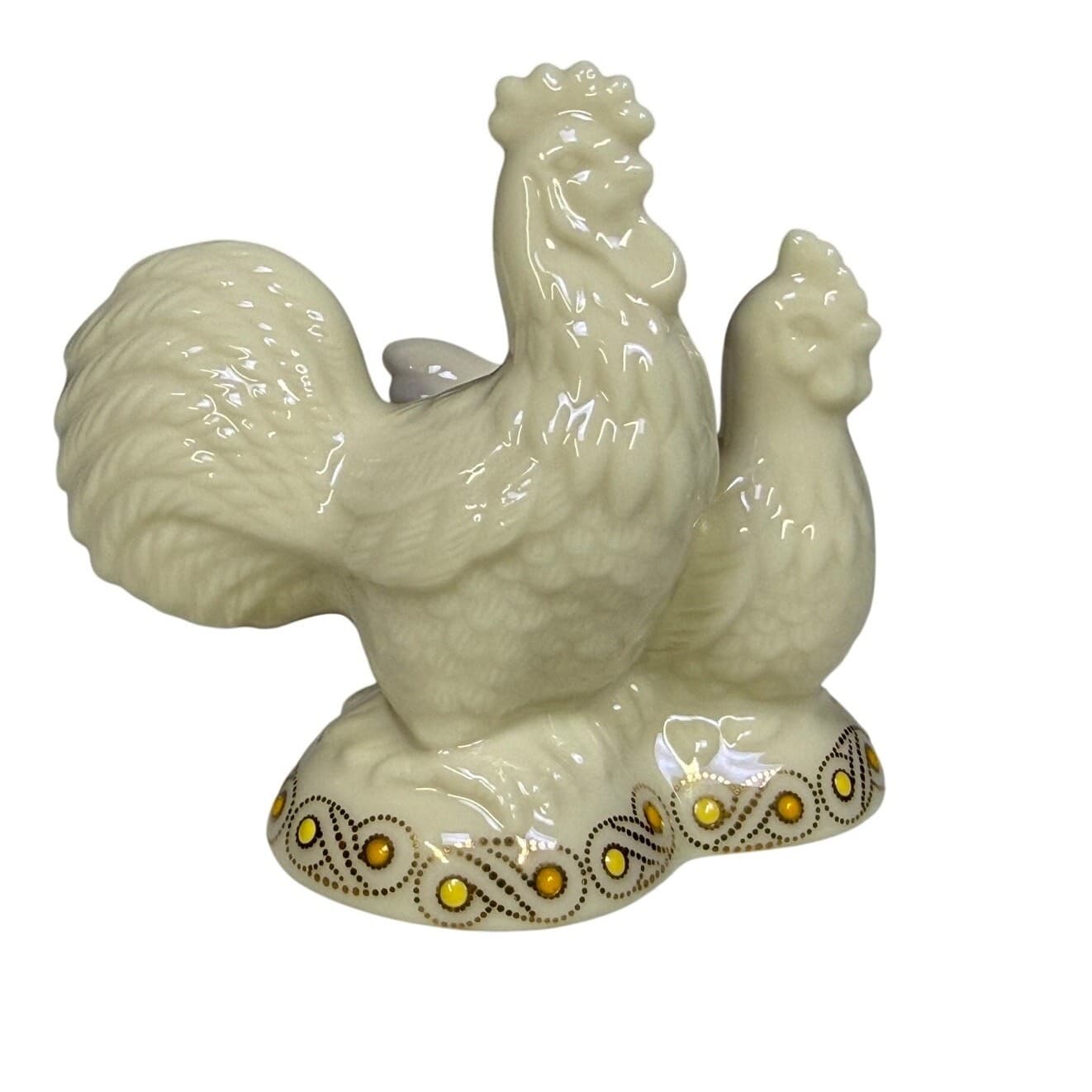 Lenox for the Holidays 1993-2007 China Jewels Nativity Rooster/Hen Original Box - Thumbnail 2