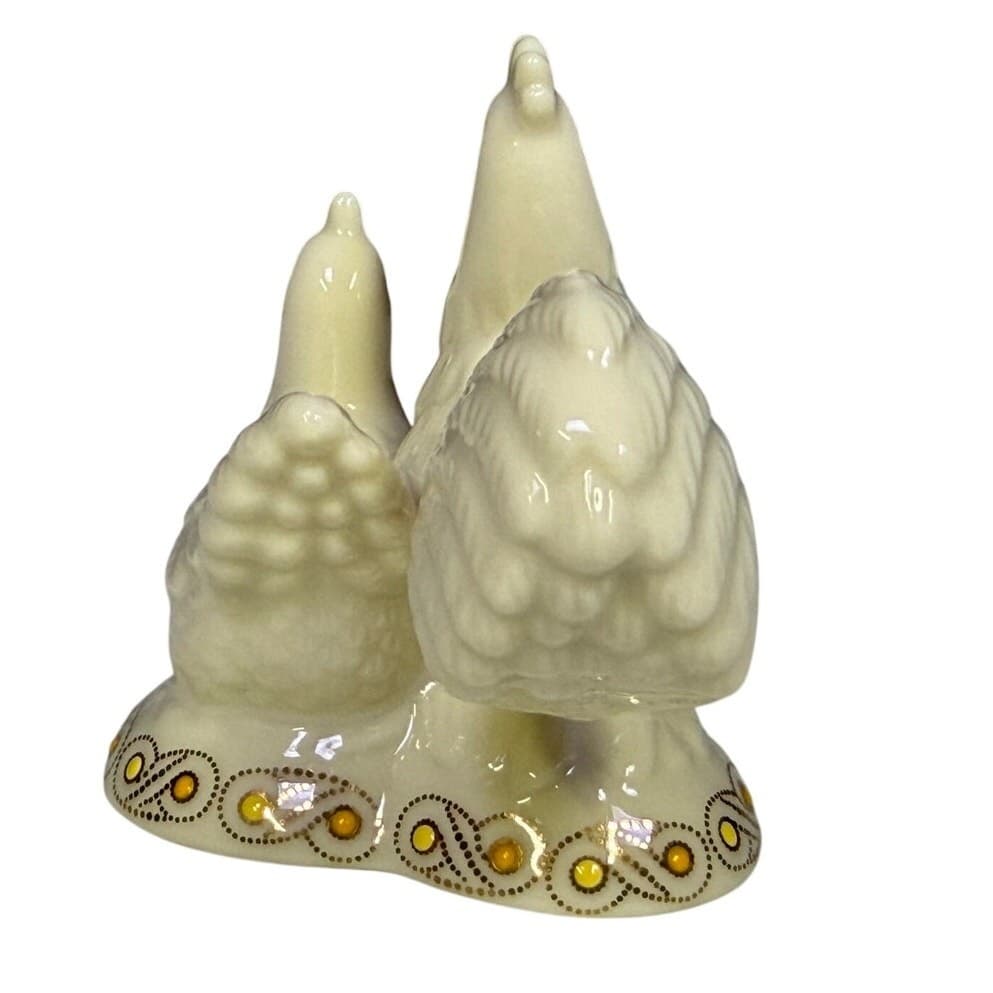 Lenox for the Holidays 1993-2007 China Jewels Nativity Rooster/Hen Original Box - Thumbnail 5