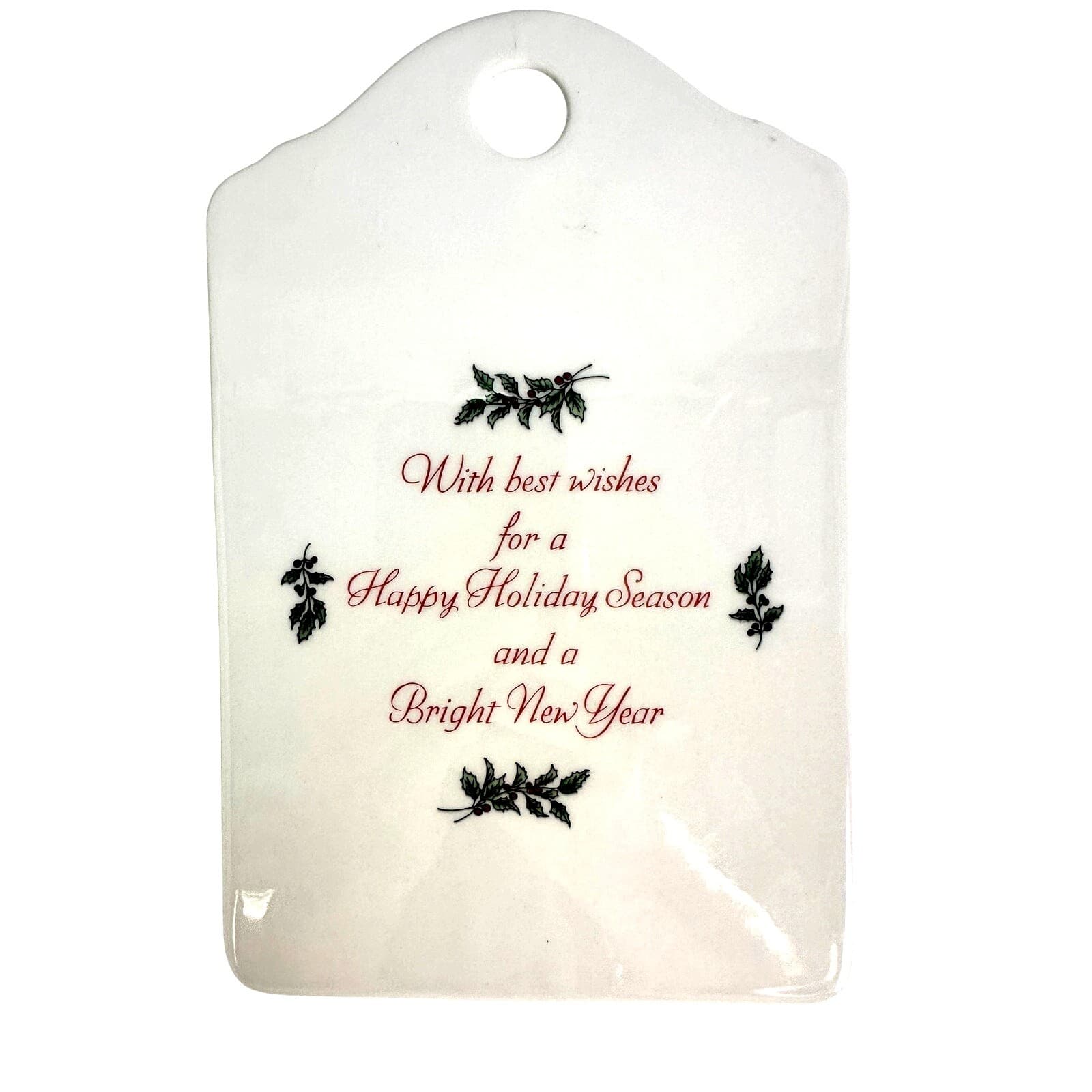Nikko Japan Christmastime Retired Ceramic Cutting Trivet Snack Cheese Board - Thumbnail 2