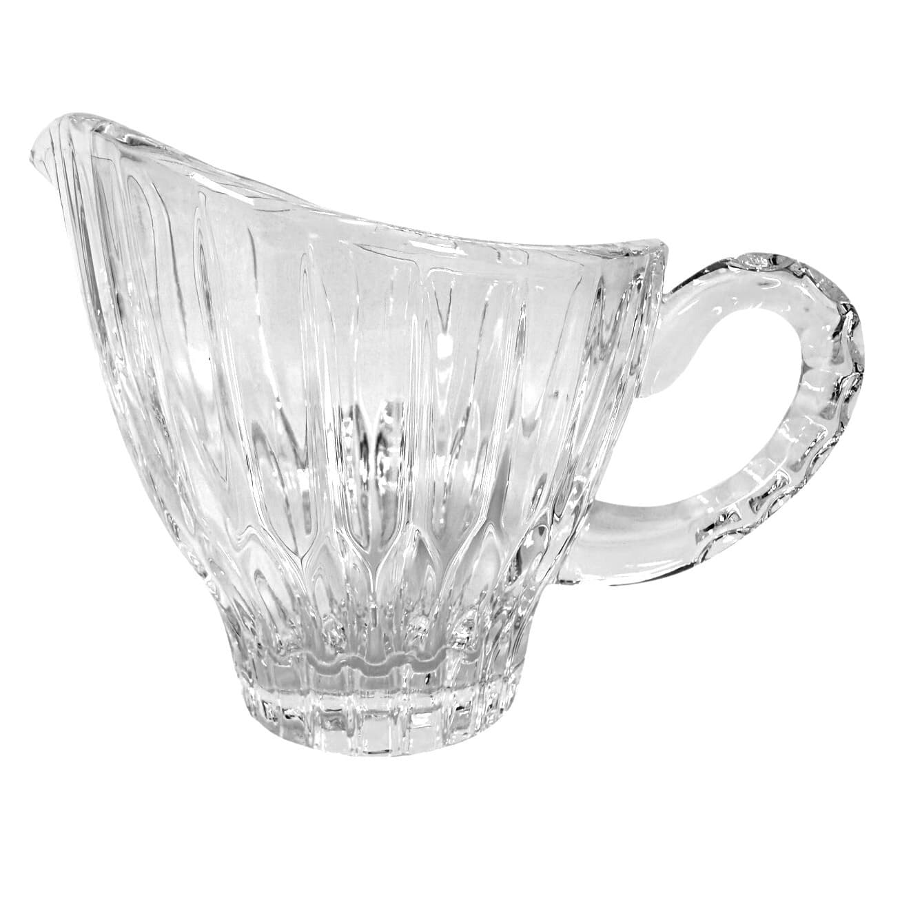 Mikasa Park Lane Retired Crystal Cream Pitcher and Open Sugar Bowl Set - Thumbnail 3